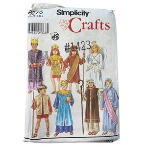 90s Simplicity 8276 Nativity Costume Pattern Size Small Medium Large Crafts CUT